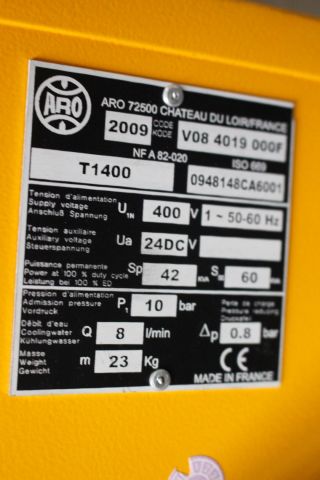 473666-11 Spot welding guns 2 pcs, ARO with welding guard T1400