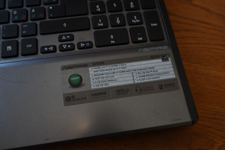 509624-3 Laptop ACER ASPIRE 5755G