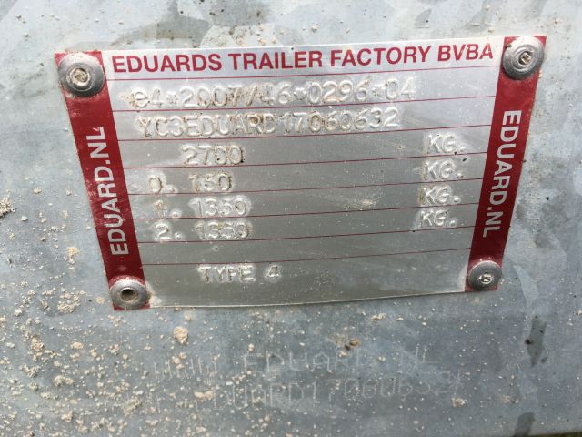 512162-2 Eduard multi-transport trailer 2700 kg 2017