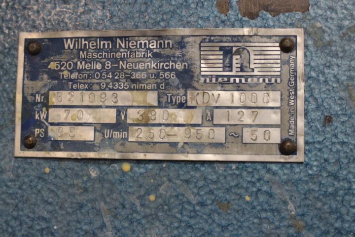 511588-12 Blandmaskin Niemann Kreis Disolver 70 kW