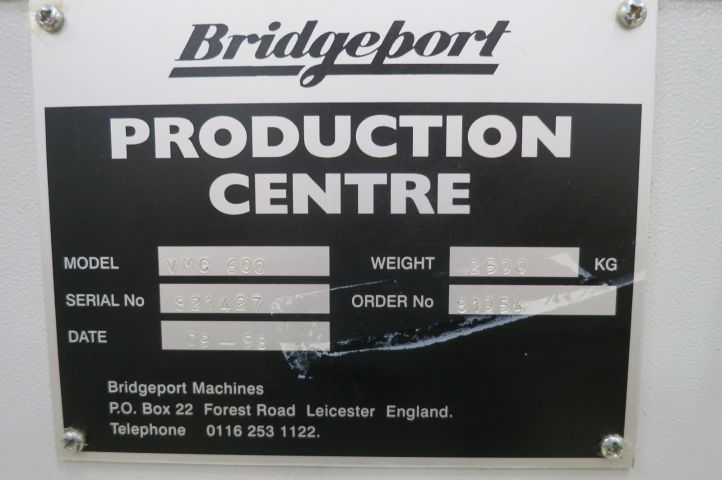 471458-12 VMC Bridgeport VMC 600