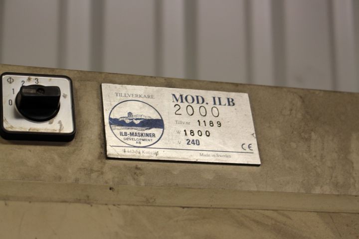 497942-2 Blower cabinet with footrest, ILB machines, ILB2000