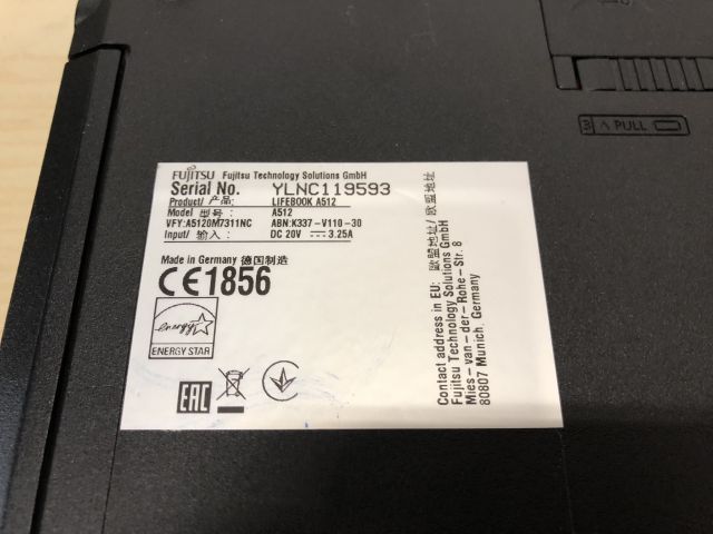 Laptop - Fujitsu Lifebook A512 - PS Auction - We value the