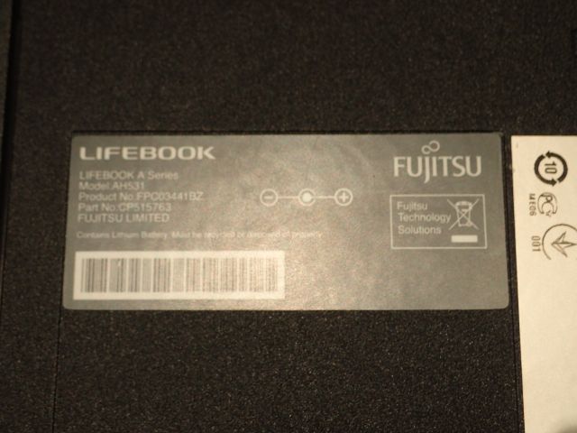 399649-7 Fujitsu Lifebook AH531