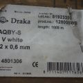 522917-2 Cable drum Draka ELAQBY-S 2x2x0,6mm white, about 1000m