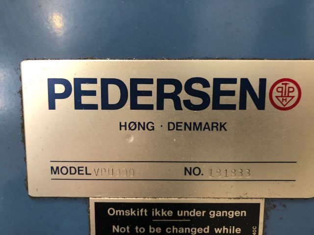 457650-14 Milling machine Pedersen VPU 900
