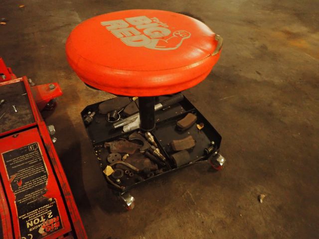 398140-5 Big red verkstadsdomkraft samt mekpall