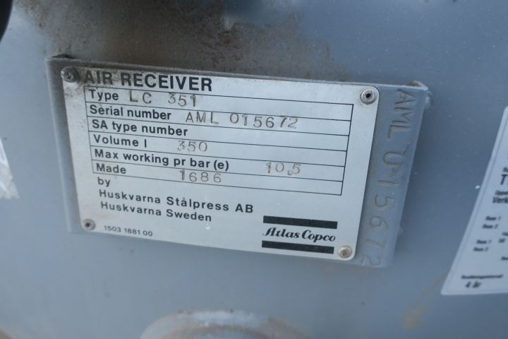 522019-3 Pressure air container Atlas Copco LC 351