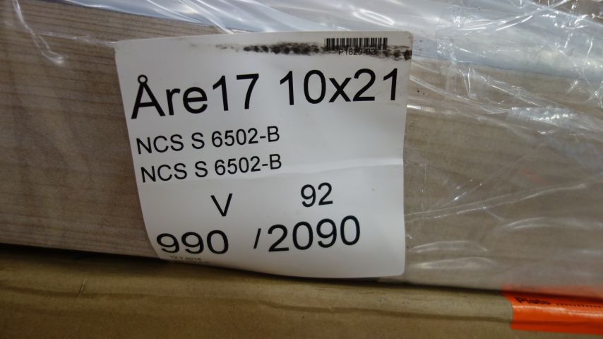 524760-2 Outer door Sveadörren Åre Gray WxH: 100x210 cm, left-handed (scratch mark)