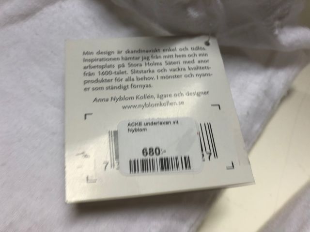 423590-3 2 pieces of undercoat Acke. Nyblom Kollén