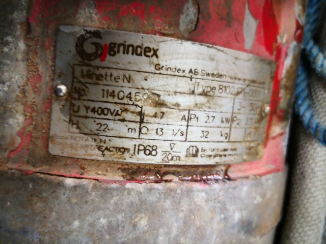 529139-8 Drain pump Grindex Minette N