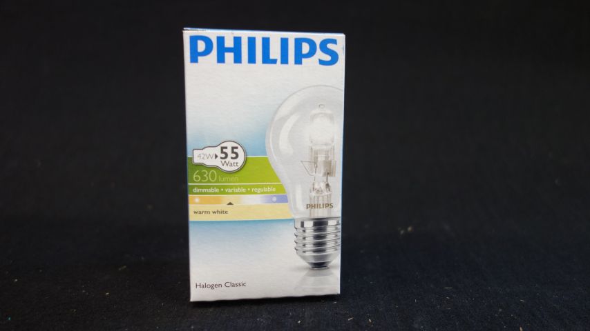 527274-1 16 pc Philips Halogen Classic 42W E27 240V CL 2800k - Free shipping