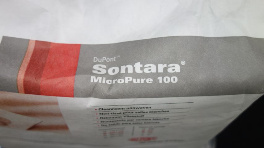 529957-4 6000 pcs Cloths, DuPont Sontara MicroPure 100, 224x224mm