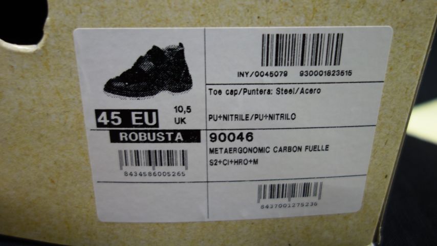 530616-3 Work shoes Robusta Metaergonomic (S2 + CI + M + SRC) size: 45