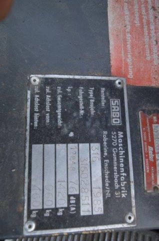 499859-15 Rotary mower "SABO"