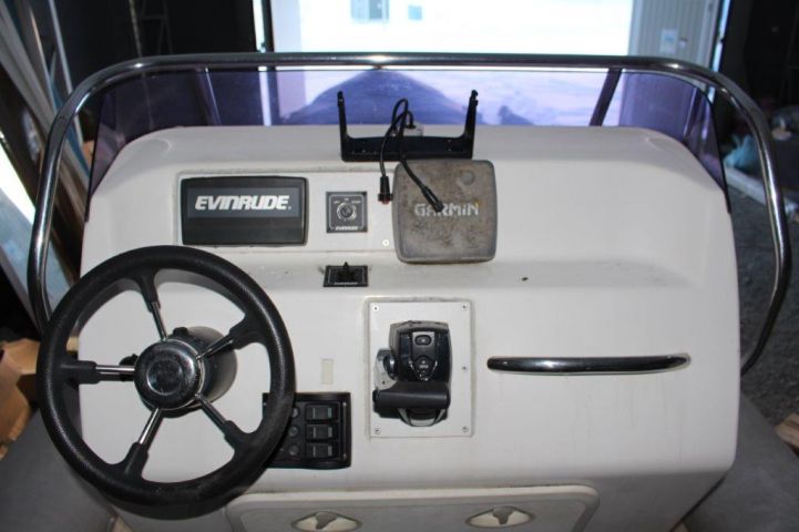 518357-11 Ribbed Ballistic -06 Evinrude G2 Motor incl. TK-Trailer BT2000