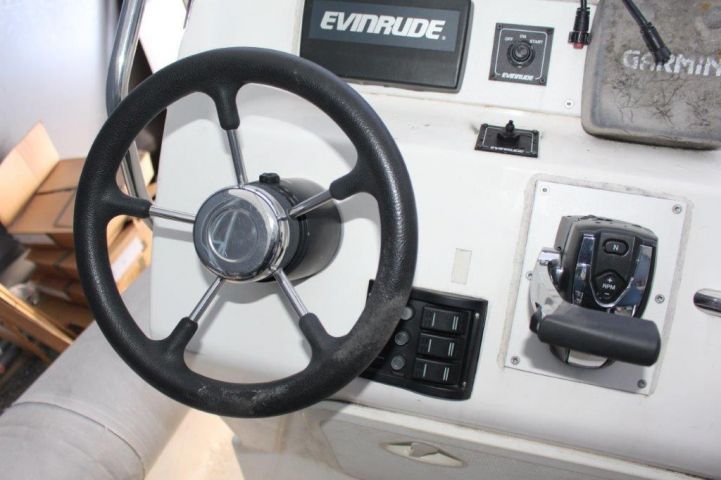 518357-12 Ribbed Ballistic -06 Evinrude G2 Motor incl. TK-Trailer BT2000