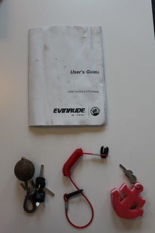 518357-28 Ribbed Ballistic -06 Evinrude G2 Motor incl. TK-Trailer BT2000