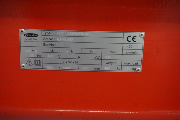 536421-9 Cladding machine Fronius