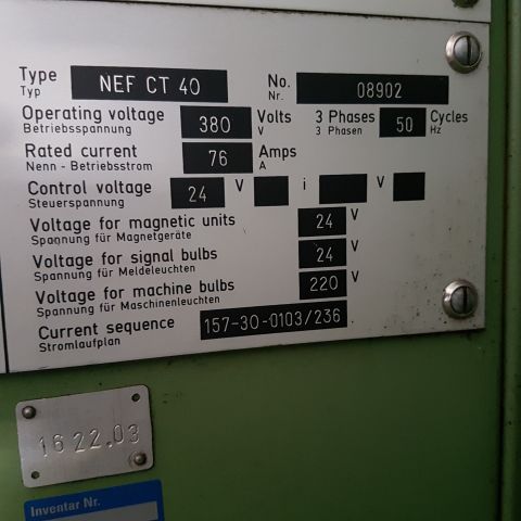 536583-8 CNC-svarv Gildemeister CT40 (defekt)