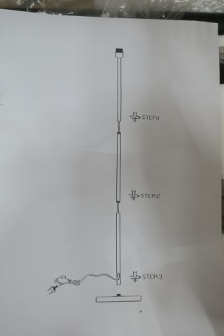 537201-2 3 floor lamp stand