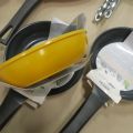 537232-5 Assortment of frying pans Tefal and OBH Nordica mm