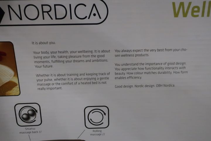 536686-5 Massage pad OBH Nordica Wellness