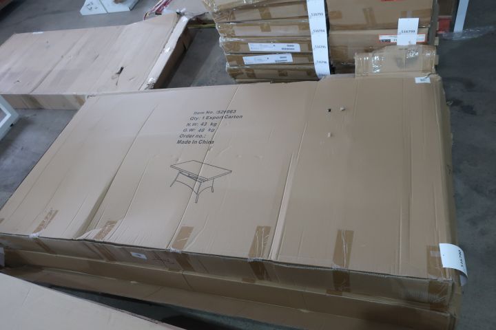 516790-5 Outboard Jacky, 200x100cm, artificial rattan / glass