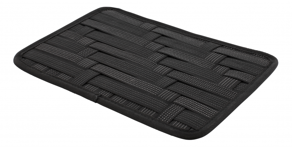 539169-2 40 st Tillbehörsplatta med elastiska band, 1 fack, svart - Fri frakt