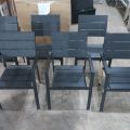 537833-2 6 chairs, Da´core AintWood, black