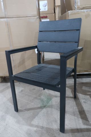 537833-5 6 chairs, Da´core AintWood, black
