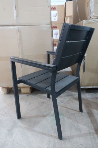 537833-7 6 chairs, Da´core AintWood, black