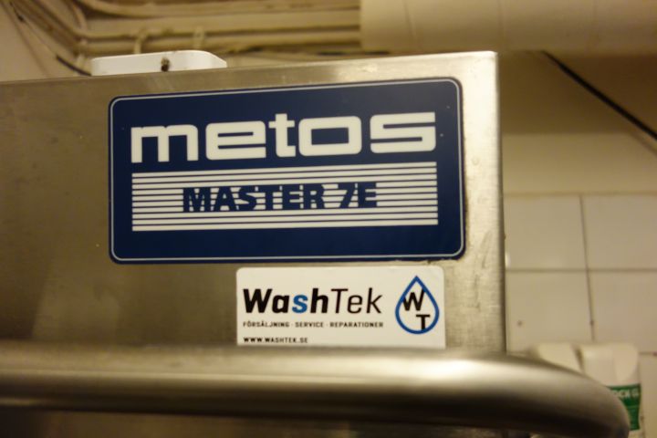 480519-2 Wexiö / Metos WD7 Master 7E hood dishwasher