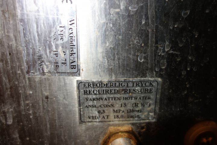 480519-4 Wexiö / Metos WD7 Master 7E hood dishwasher