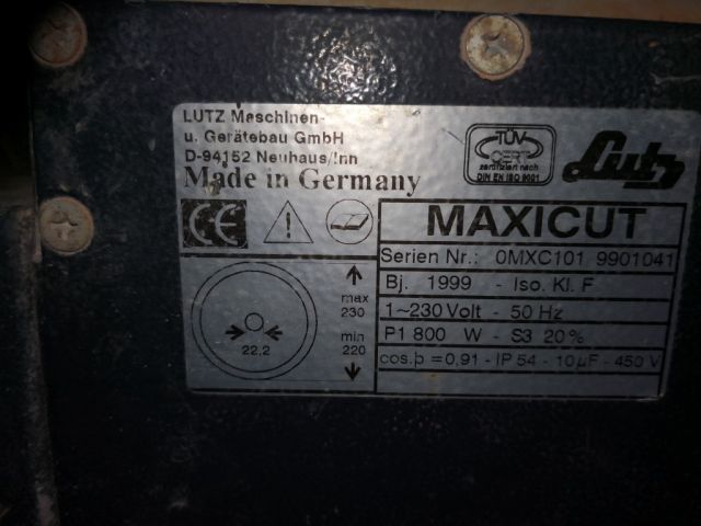 542798-4 Tile cutter Lutz Maxicut