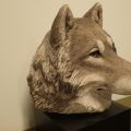 519362-3 Wolf head figurine
