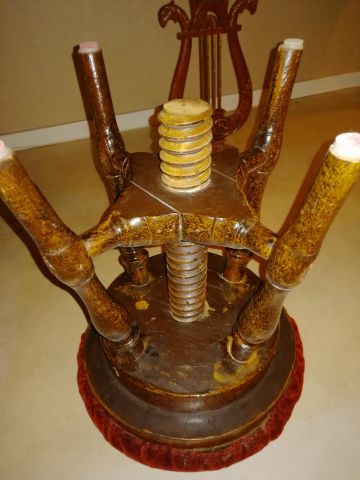 466738-20 Antikt taffelpiano från 1800 talet