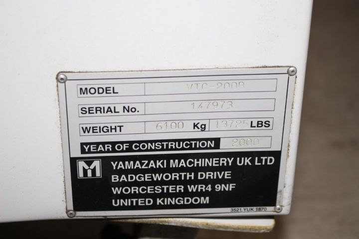 525482-10 CNC-fräs Mazak VTC-200B -2000