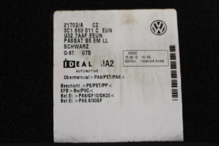 517918-3 4 fabric mats Vw