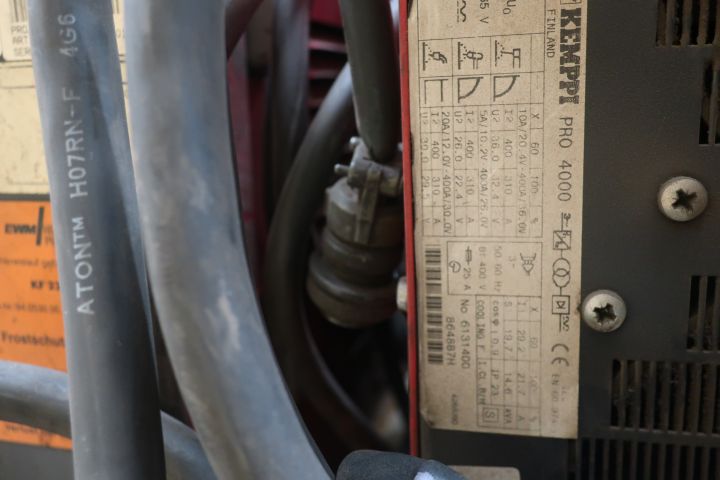 543915-10 Electric aggregate Kemppi + cooler EWM