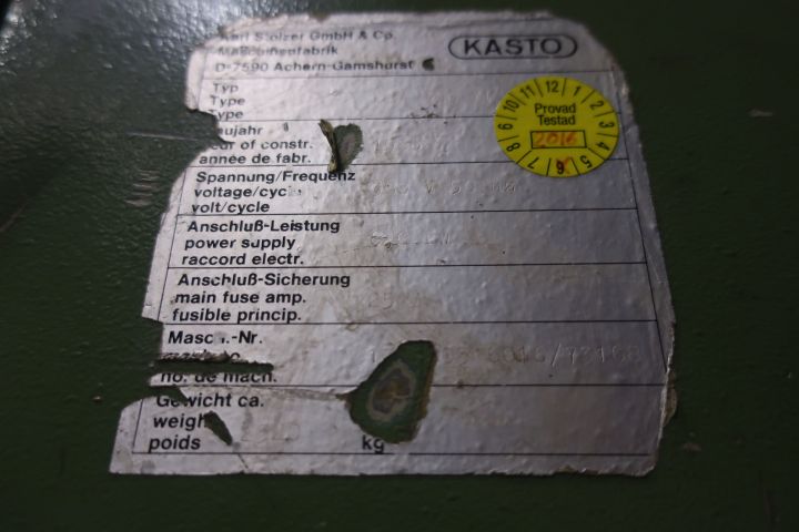 537984-13 KASTO automatic saw, HBA 360 AU