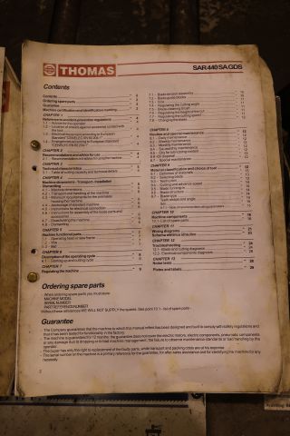 537986-21 Bandage saw, Thomas SAR 440 SA GDS