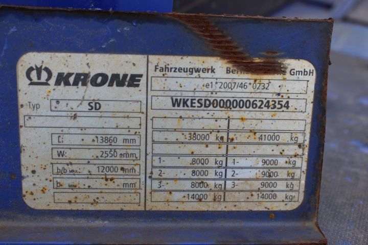 544898-17 Lastbilstrailer Krone (ej registrerat i Sverige)