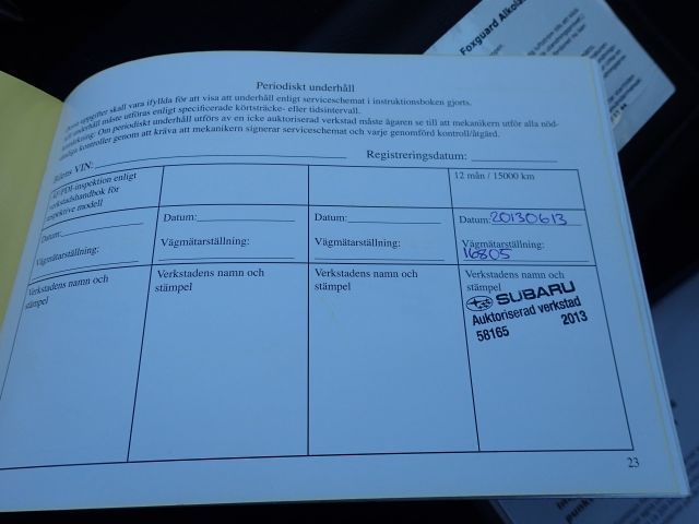 466036-70 Subaru Legacy Bensin & Gas -12 Reg nr: PPR230 (Reparationsobjekt)