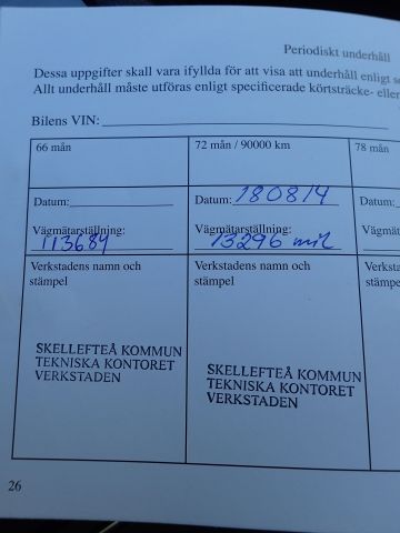 466036-73 Subaru Legacy Bensin & Gas -12 Reg nr: PPR230 (Reparationsobjekt)