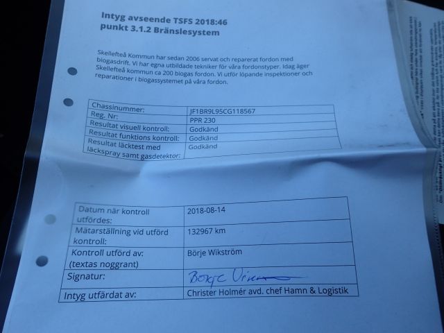 466036-74 Subaru Legacy Bensin & Gas -12 Reg nr: PPR230 (Reparationsobjekt)