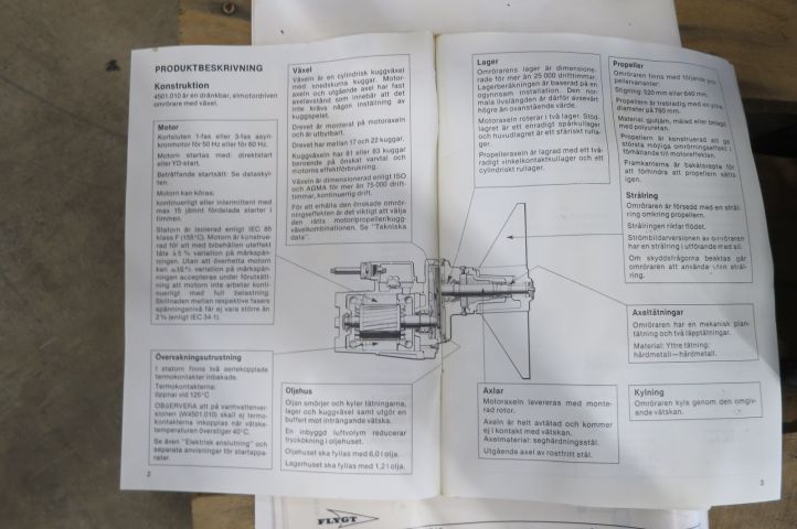 457821-8 Stirrer Flygt