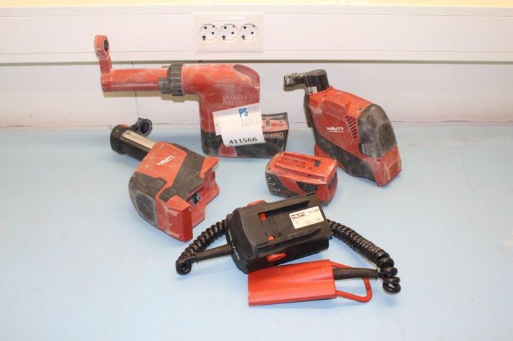 411566-1 Lot of accessories for Hilti machines TE DRS-6-A, TE 6-A BAP and TE 6-DRS