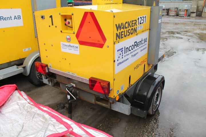 553744-11 Wacker Neuer HSH350 Surface heater, tents. LGF Wagon Updated info