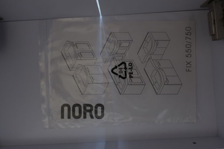 554182-6 5 chest of drawers with wash basin, Noro Fix 750, hay